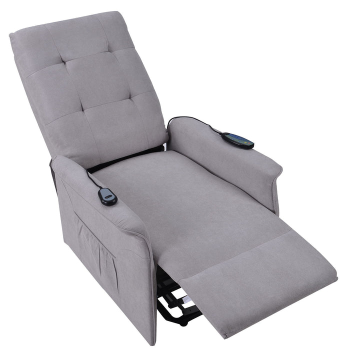 Orisfur. Power Lift Chair For Elderly With Adjustable Massage Function Recliner Chair