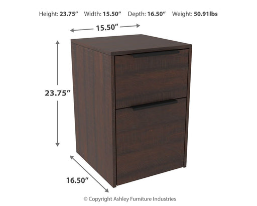 Camiburg - Warm Brown - File Cabinet Unique Piece Furniture