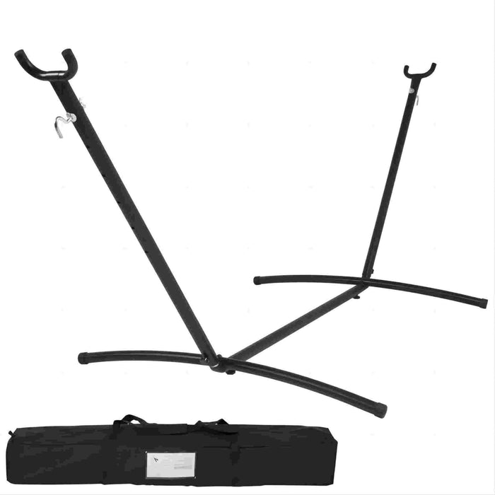9Ft Hammock Stand With Carrying Case, Adjustable Hooks, 550 Lbs Weight Capacity