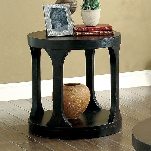 Carrie - End Table - Antique Black Unique Piece Furniture