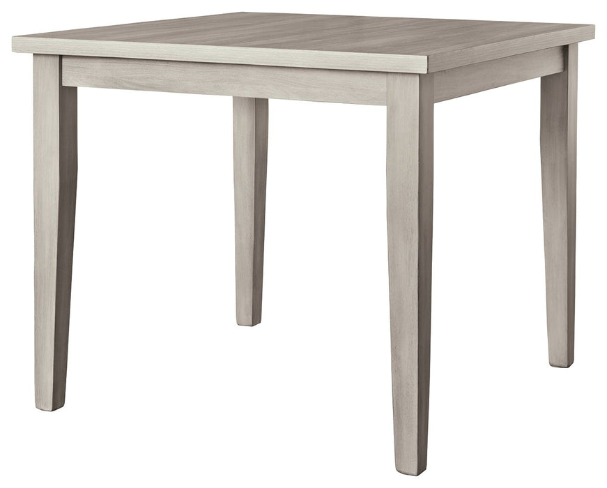 Loratti - Gray - Square Drm Table Set (Set of 5) Unique Piece Furniture