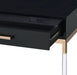 Adiel - Desk - Black & Gold Finish Unique Piece Furniture