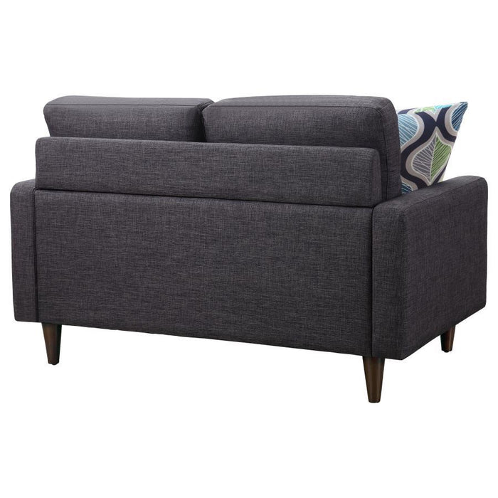 Watsonville - Tufted Back Loveseat - Gray Unique Piece Furniture