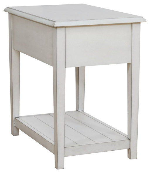Kanwyn - Whitewash - Rectangular End Table Unique Piece Furniture