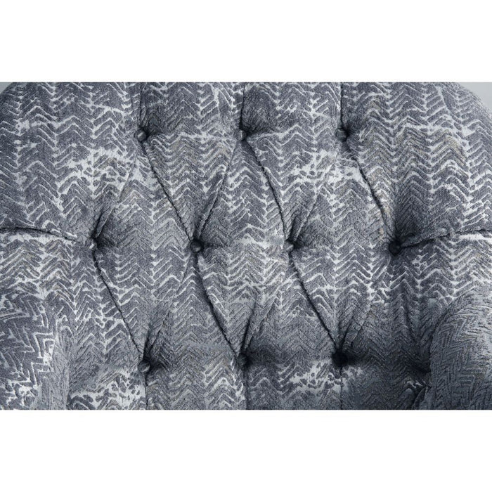 Gaura - Chair - Pattern Gray Velvet