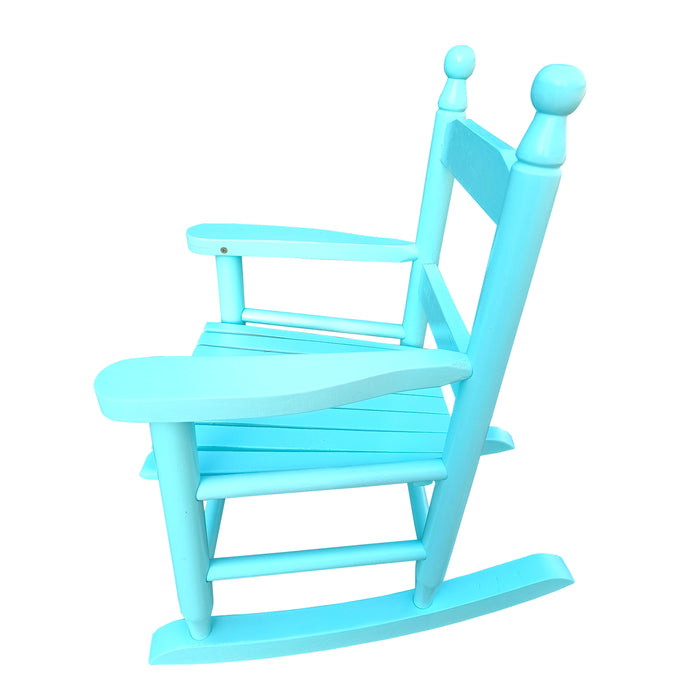 Children\'s Rocking Light Light Blue Chair-Indoor Or Outdoor - Suitable For Kids - Durable