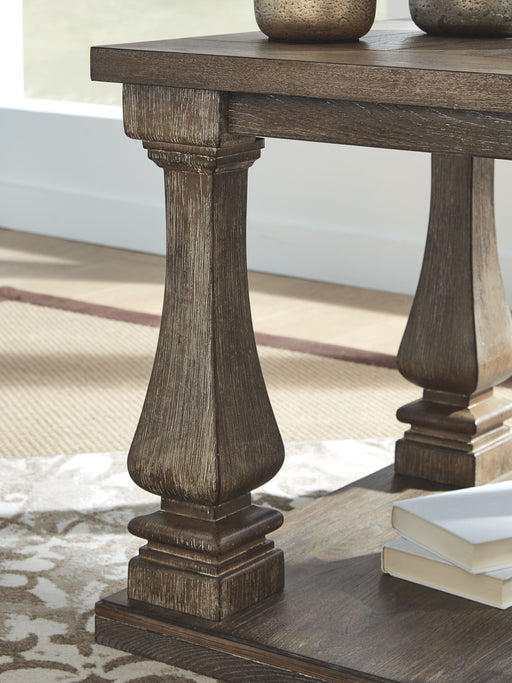 Johnelle - Gray - Rectangular End Table Unique Piece Furniture