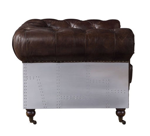 Aberdeen - Chair - Vintage Brown Top Grain Leather Unique Piece Furniture