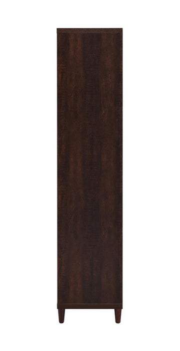 Wadeline - 2-Door Tall Accent Cabinet - Rustic Tobacco Unique Piece Furniture