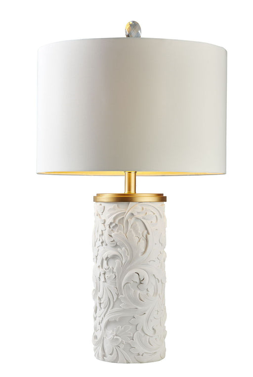 Beryl - Table Lamp - White / Gold Unique Piece Furniture