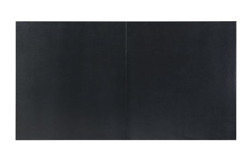 Varian II - Dining Table - Black & Sliver Finish Unique Piece Furniture