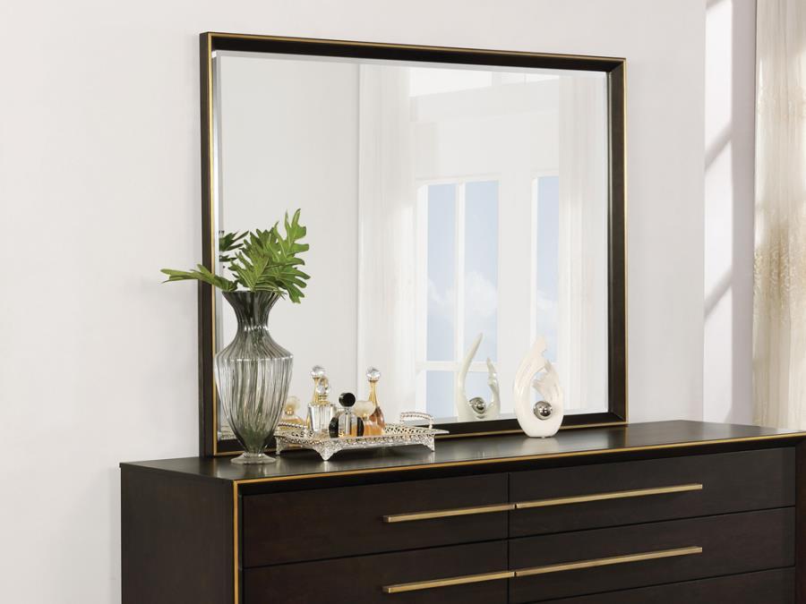 Durango - Dresser Mirror - Smoked Peppercorn Unique Piece Furniture