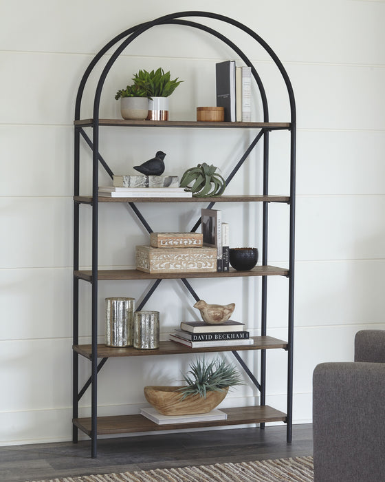 Galtbury - Brown / Black - Bookcase Unique Piece Furniture