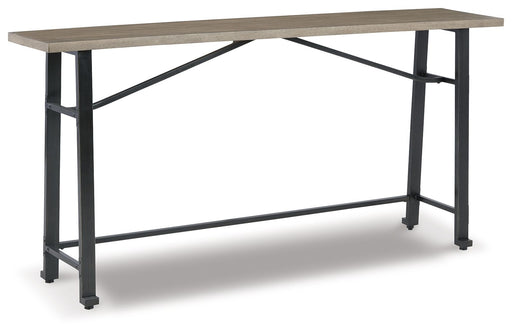 Lesterton - Light Brown / Black - Long Counter Table Unique Piece Furniture