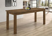 Coleman - Counter Height Table - Rustic Golden Brown Unique Piece Furniture