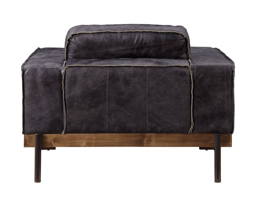 Silchester - Chair - Antique Ebony Top Grain Leather Unique Piece Furniture