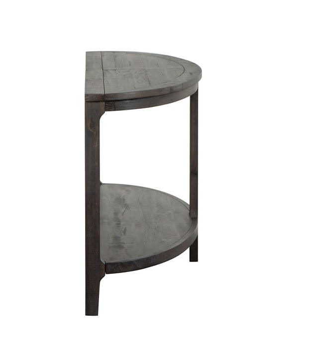 Boswell - Demilune Sofa Table - Peppercorn Unique Piece Furniture