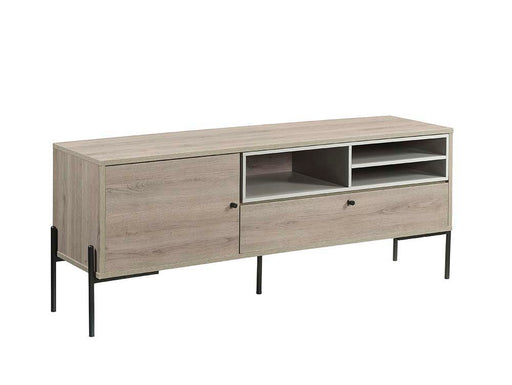 Hattie - TV Stand - Rustic Oak Finish Unique Piece Furniture