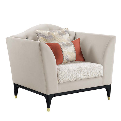 Tayden - Chair - Beige Velvet Unique Piece Furniture