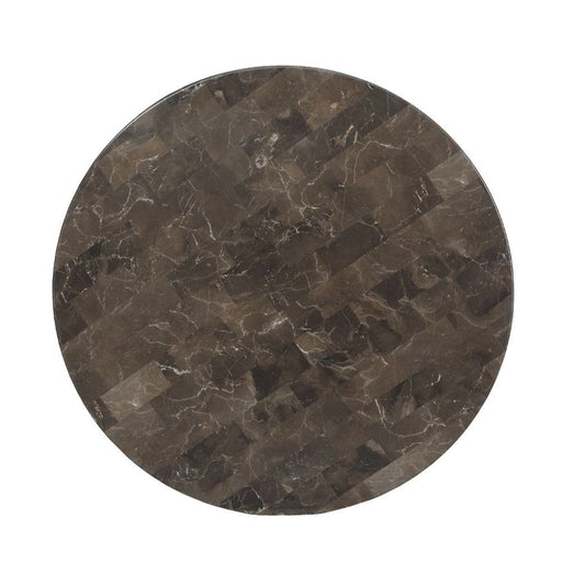 Burnett - Dining Table - Faux Marble & Dark Gray Unique Piece Furniture