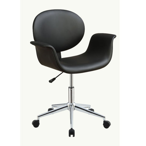 Camila - Office Chair - Black PU Unique Piece Furniture