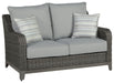 Elite Park - Gray - Loveseat W/Cushion Unique Piece Furniture