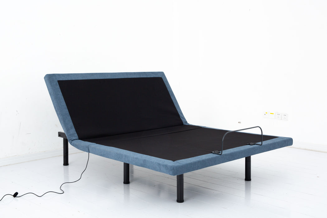 Nlp230F King Adjustable Bed Base Frame With Wireless Remote, Independent Head & Foot