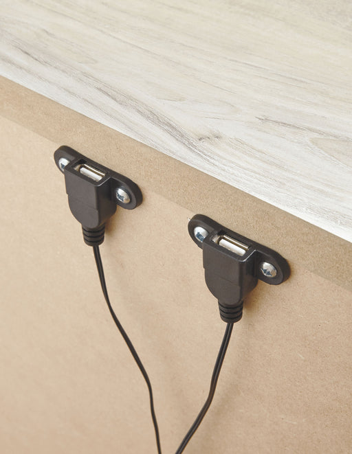 Bellaby - Whitewash - One Drawer Night Stand Unique Piece Furniture