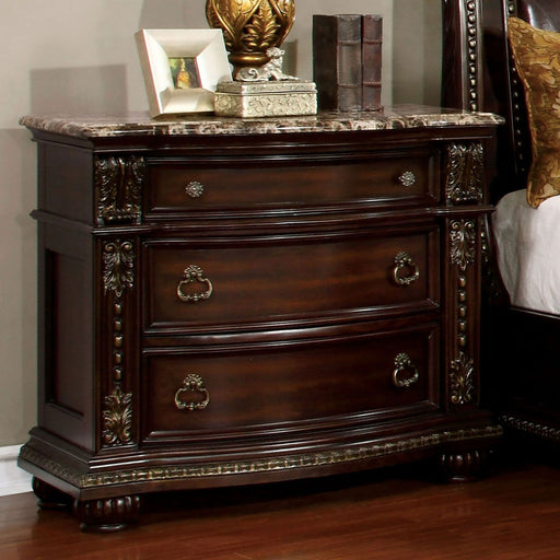 Fromberg - Nightstand - Brown Cherry Unique Piece Furniture