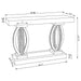 Amalia - Rectangular Sofa Table With Shelf - Clear Mirror Unique Piece Furniture