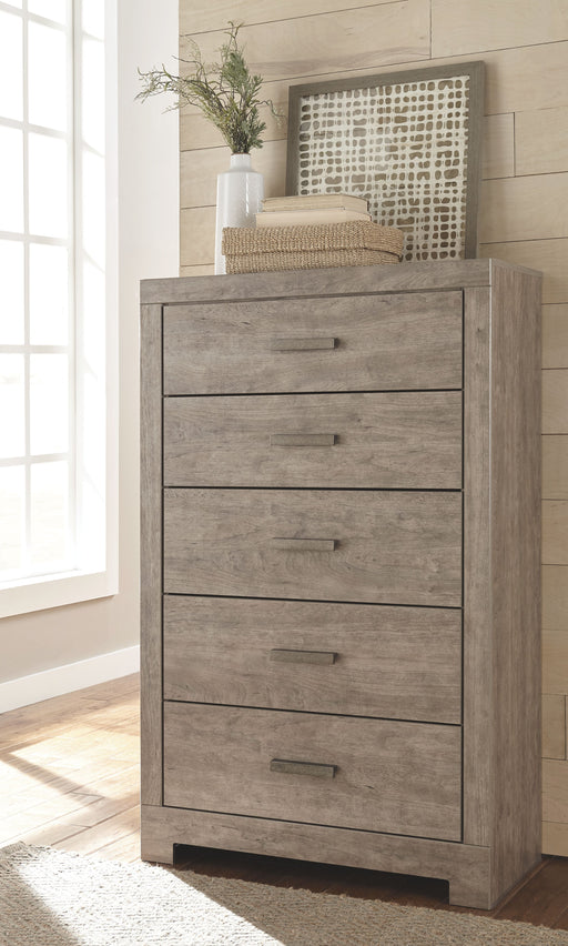Culverbach - Gray - Five Drawer Chest Unique Piece Furniture