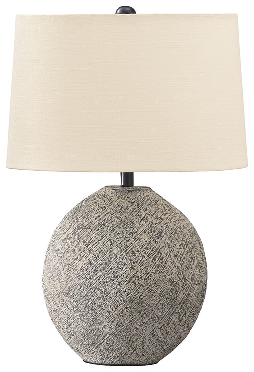Harif - Beige - Paper Table Lamp Unique Piece Furniture