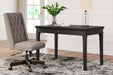 Beckincreek - Black - Home Office Small Leg Desk Unique Piece Furniture