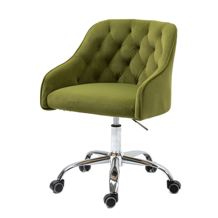 Coolmore Swivel Shell Chair For / Modern Leisure Office Chair (This Link For Drop Shipping) - Green
