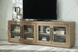 Waltleigh - Distressed Brown - Accent Cabinet Unique Piece Furniture