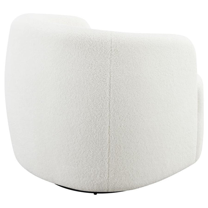 Hudson - Upholstered Swivel Chair - Natural Unique Piece Furniture