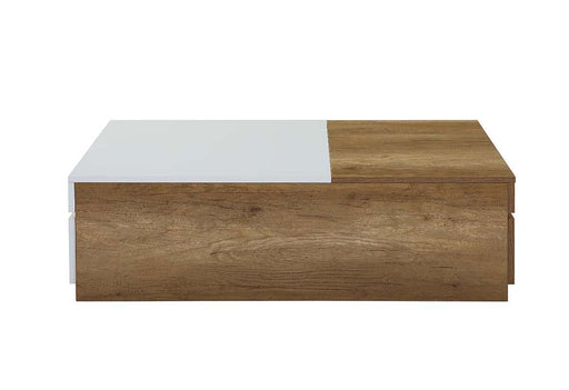 Aafje - Coffee Table - Oak & White Finish Unique Piece Furniture