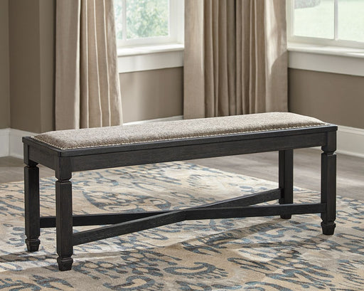 Tyler - Black / Grayish Brown - Upholstered Bench Unique Piece Furniture