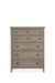 Paxton Place - Wood Drawer Chest - Dove Tail Grey Unique Piece Furniture