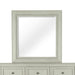 Raelynn - Portrait Concave Framed Mirror - Weathered White Unique Piece Furniture