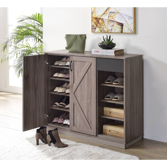Toski - Cabinet - Rustic Gray Oak Unique Piece Furniture