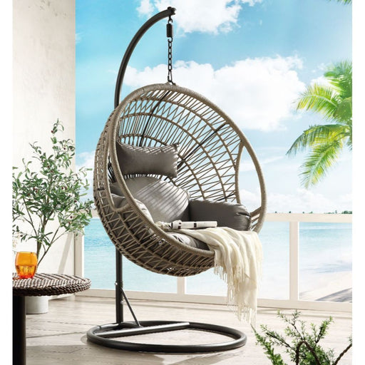 Vasant - Hanging Chair - Fabric & Rope Unique Piece Furniture