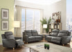 Cayden - Sofa - Gray Leather-Aire Match Unique Piece Furniture