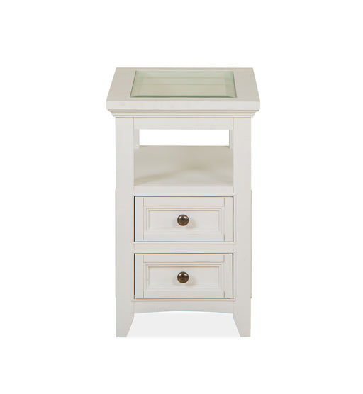 Heron Cove - Chairside End Table - Chalk White Unique Piece Furniture