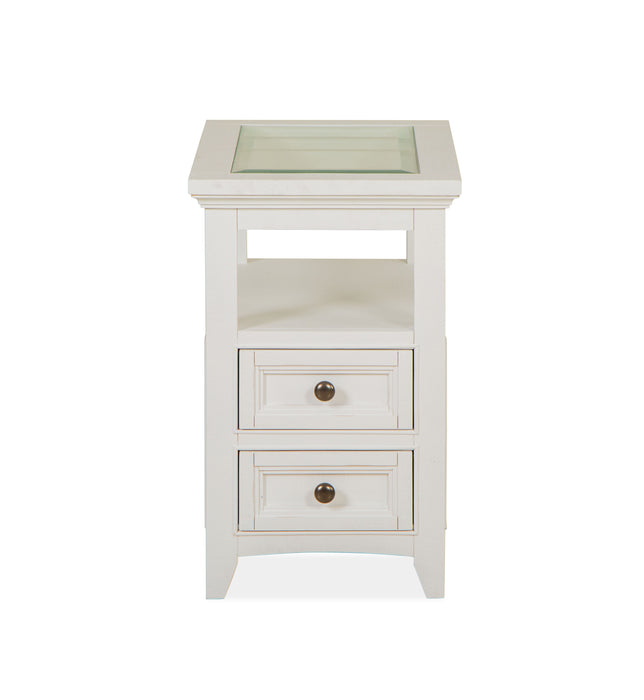 Heron Cove - Chairside End Table - Chalk White Unique Piece Furniture
