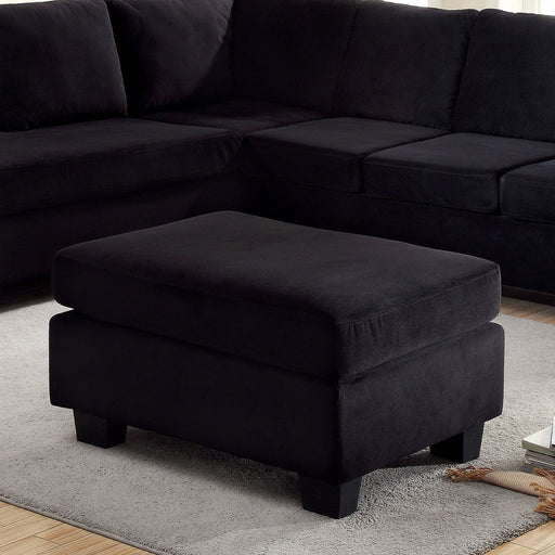Lomma - Ottoman - Black Unique Piece Furniture