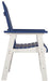Toretto - Blue / White - Arm Chair (Set of 2) Unique Piece Furniture