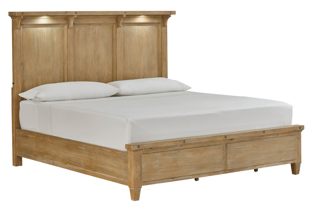 Lynnfield - Complete Lighted Panel Bed