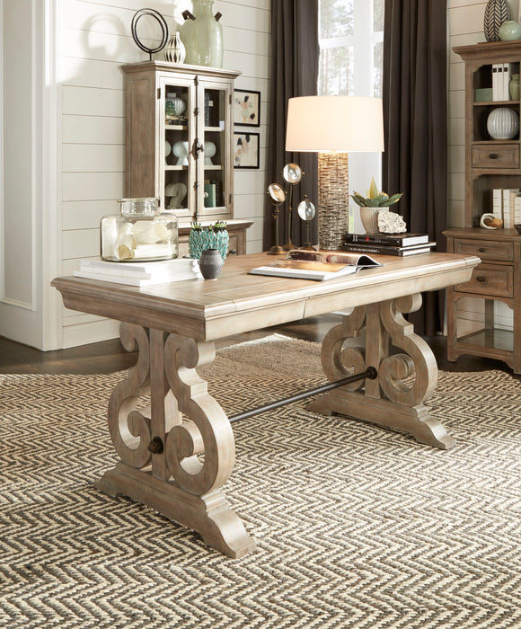 Tinley Park - Writing Desk - Dove Tail Grey Unique Piece Furniture