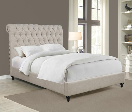Devon - Button Tufted Upholstered Bed Unique Piece Furniture